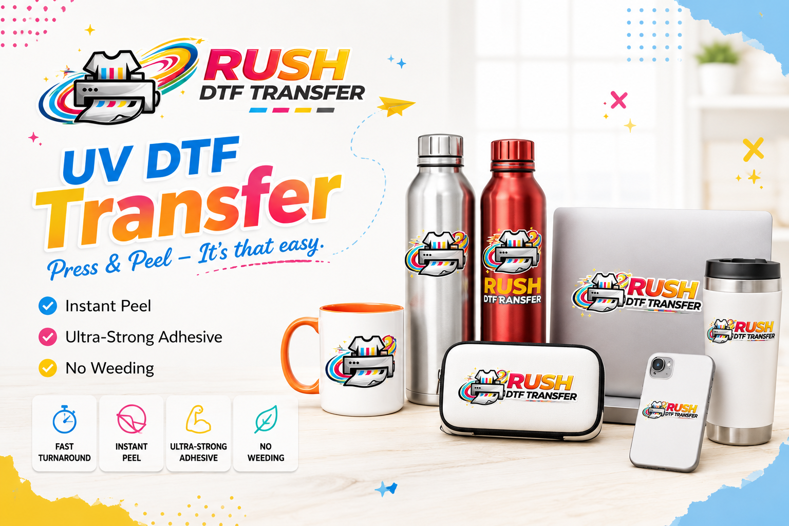 RUSH DTF TRANSFER