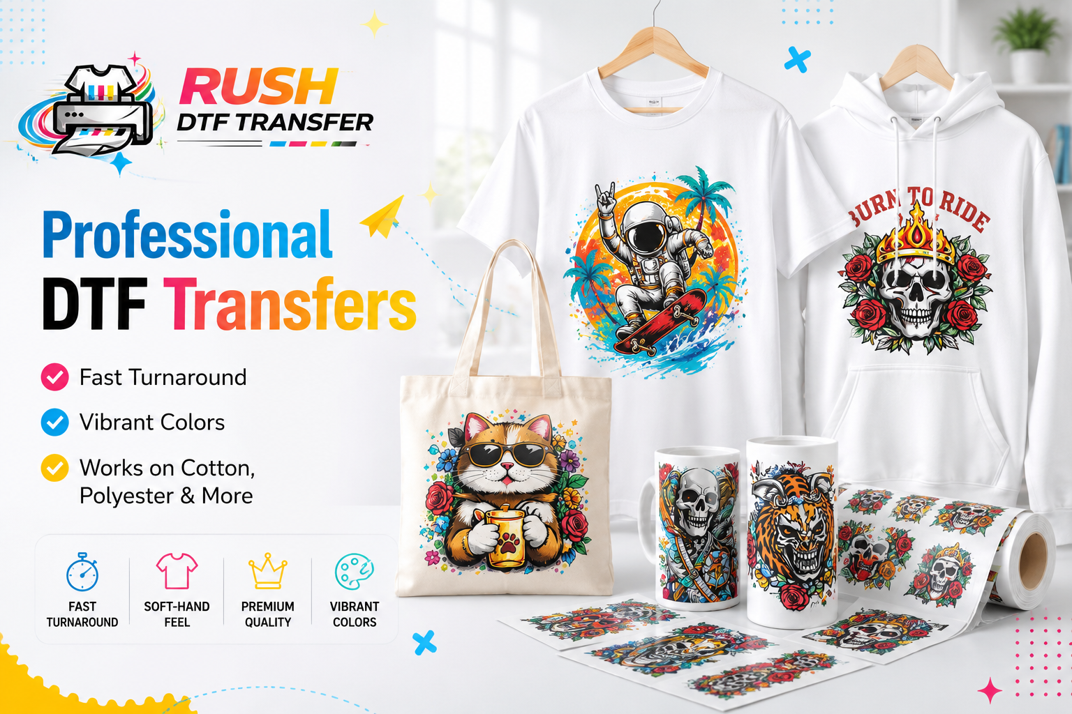 RUSH DTF TRANSFER