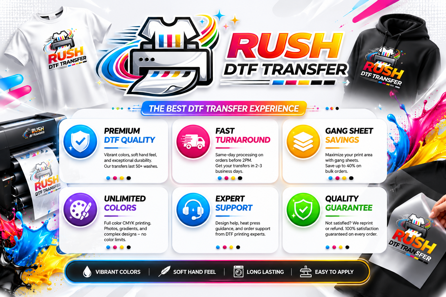 RUSH DTF TRANSFER