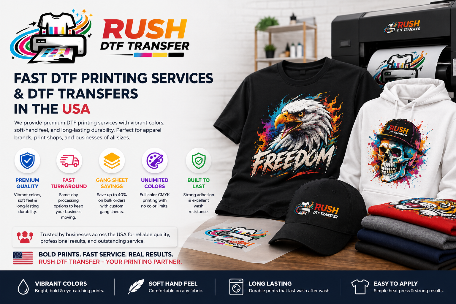 RUSH DTF TRANSFER