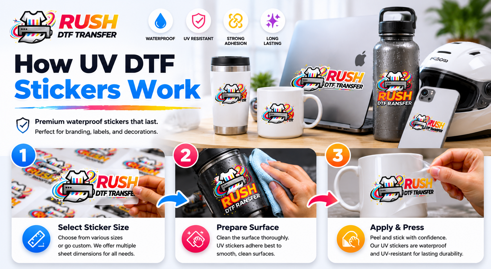RUSH DTF TRANSFER